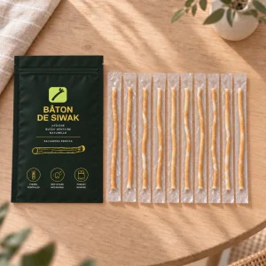 Lot de 10 Siwaks Naturels – Format Famille