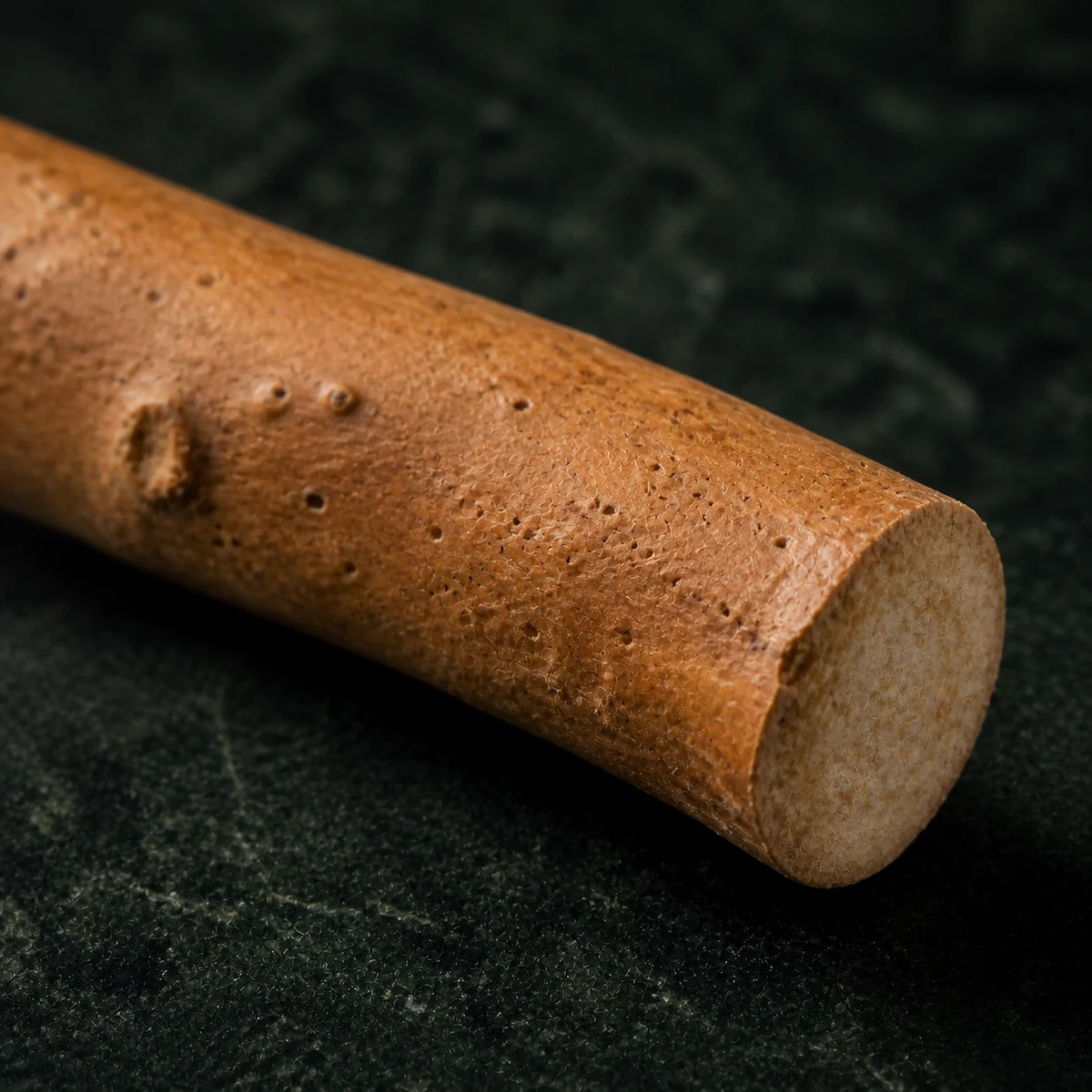 Gros plan sur l'écorce naturelle du siwak