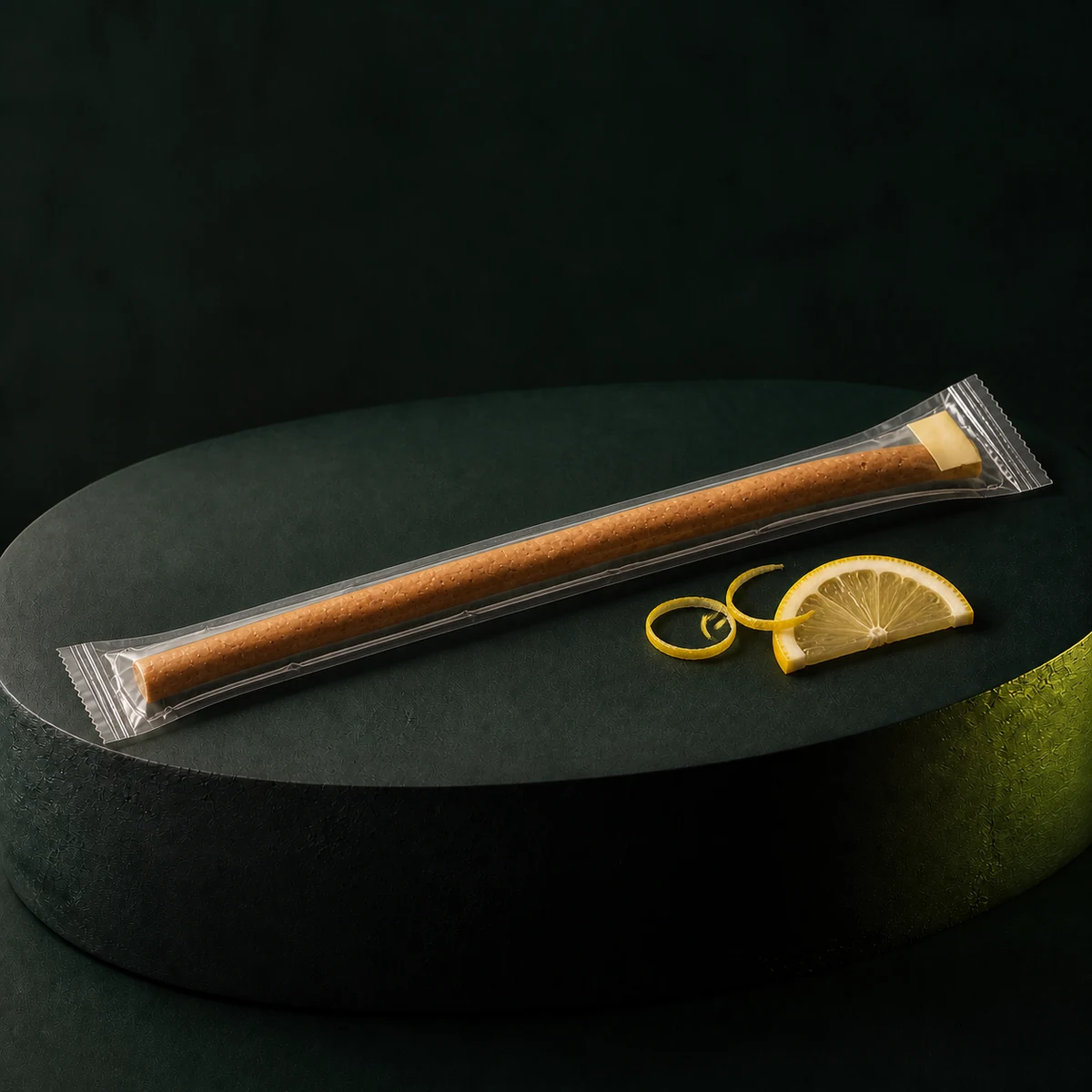 Bâton de siwak saveur citron emballé